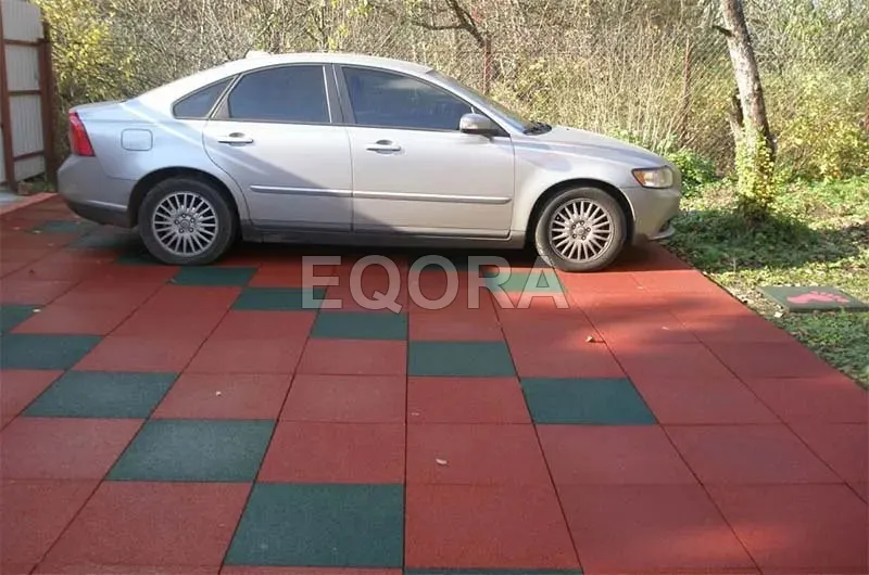 Резиновая плитка из крошки для гаража в Реутове