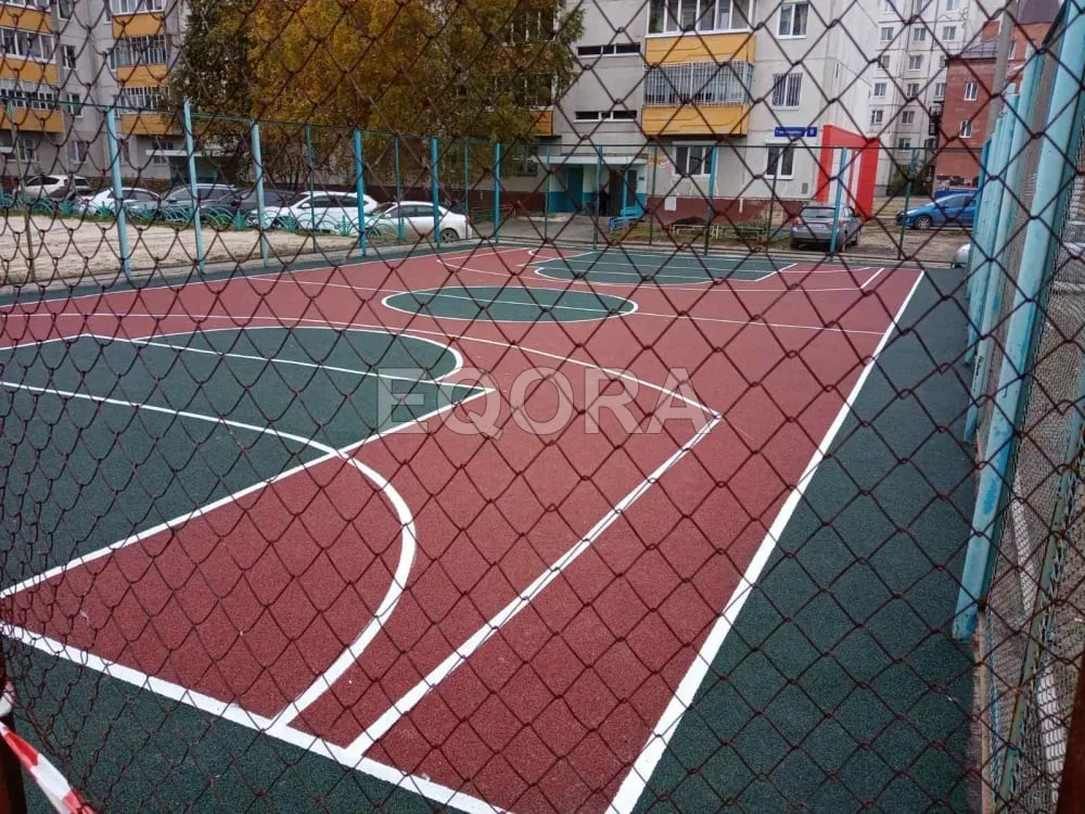 Резиновые покрытия из крошки для спортивных площадок в Реутове